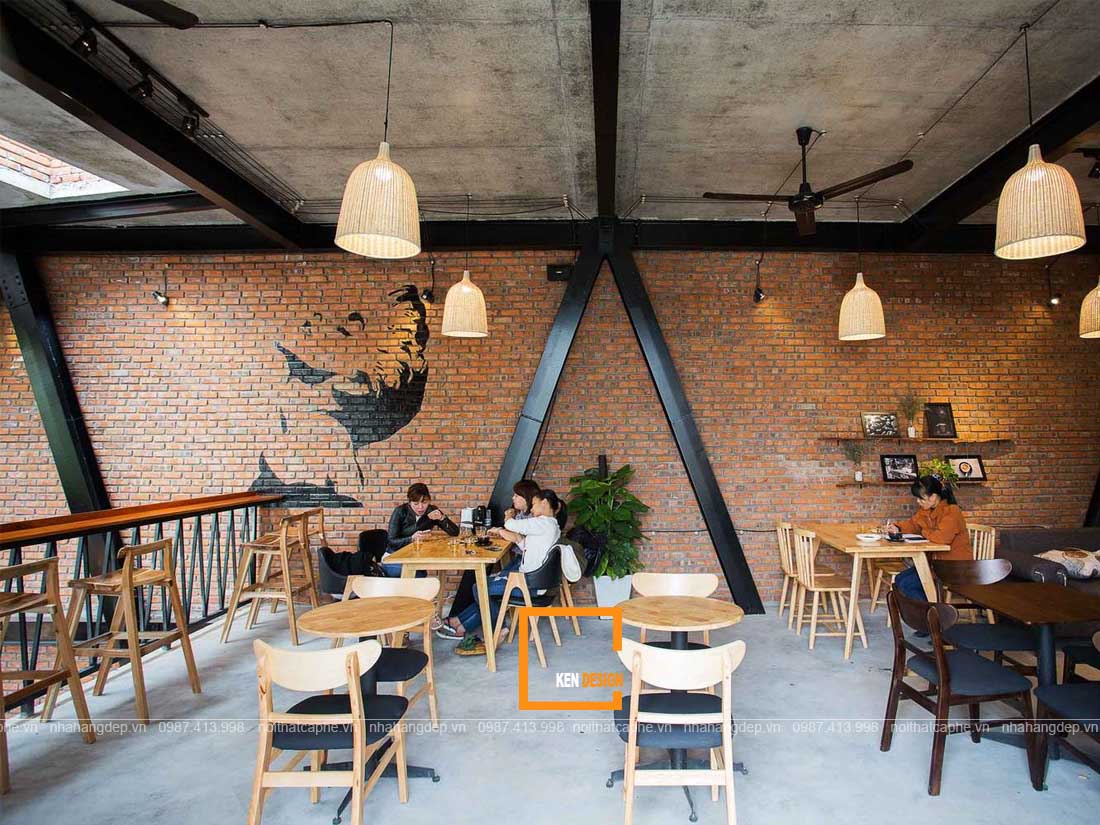 thiết kế quán cafe